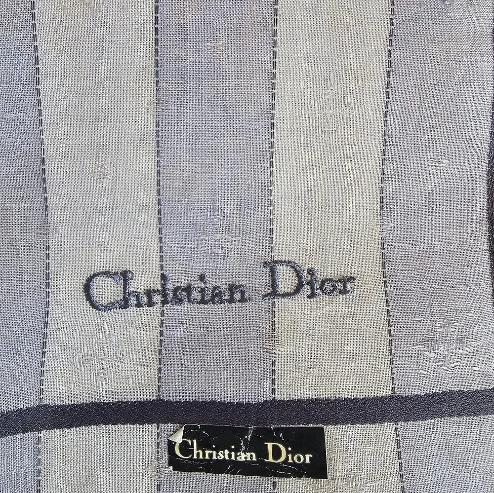 Christian Dior scarf, and dusty - vintage